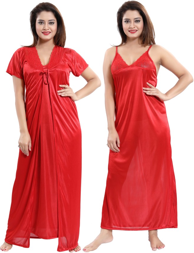 flipkart satin nighty