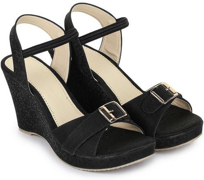 black wedges online