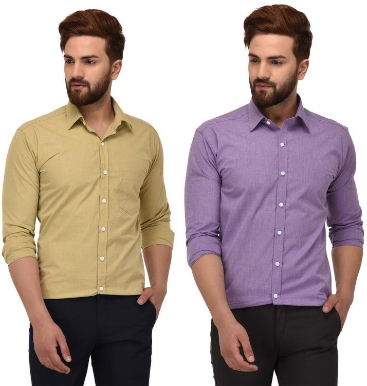 khaki formal shirt