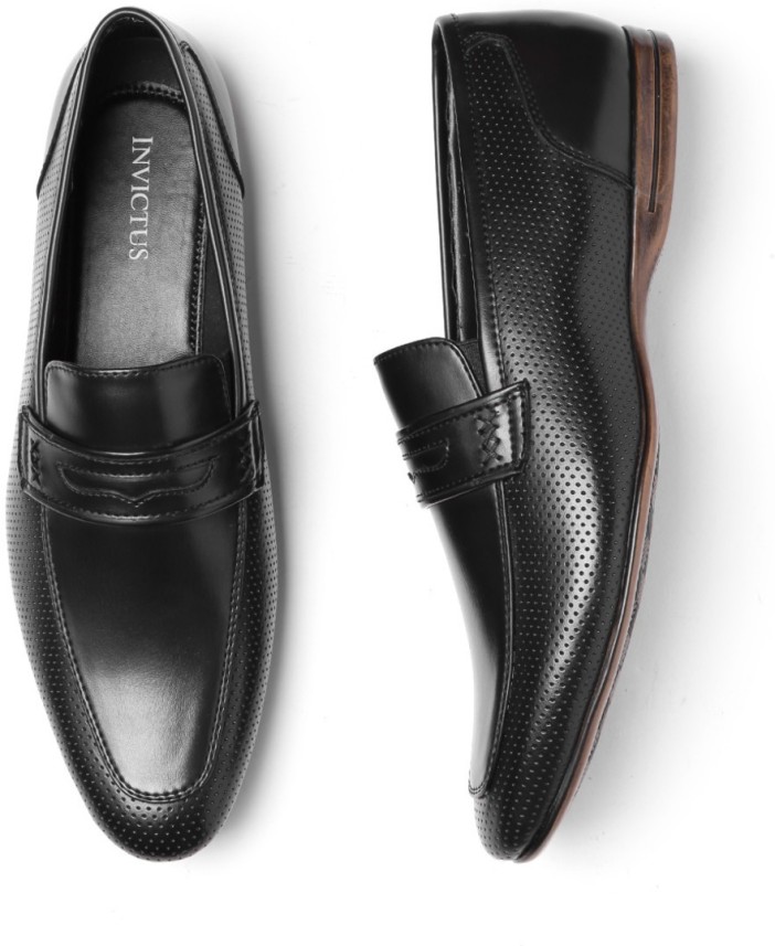 invictus black formal shoes