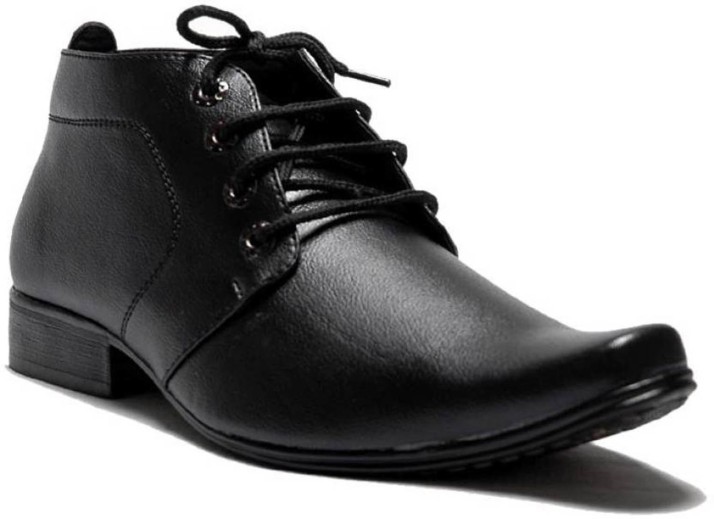 office mens black boots