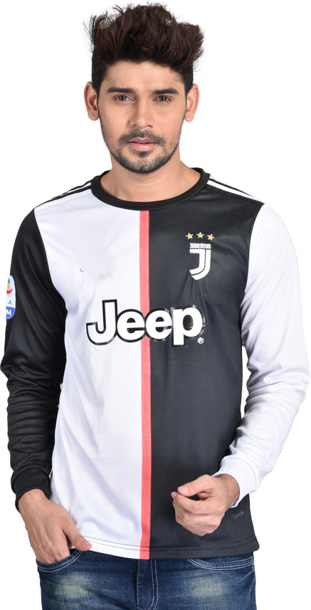 Jeep Printed Men Round Neck Multicolor 