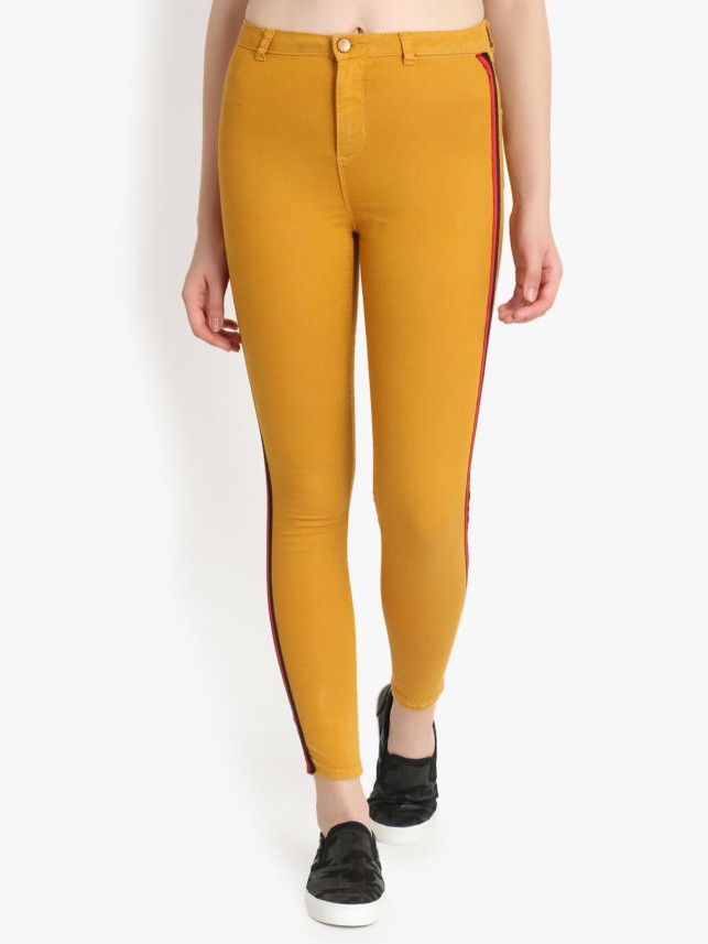 yellow jeans for ladies