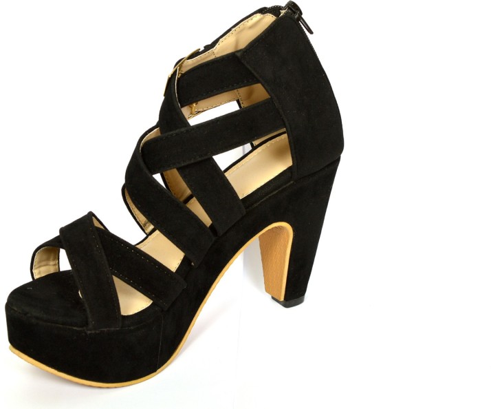 Ragle Footwear Women Black Heels - Buy 