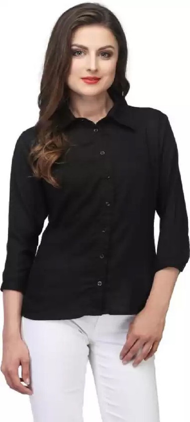 plain black shirt for girl