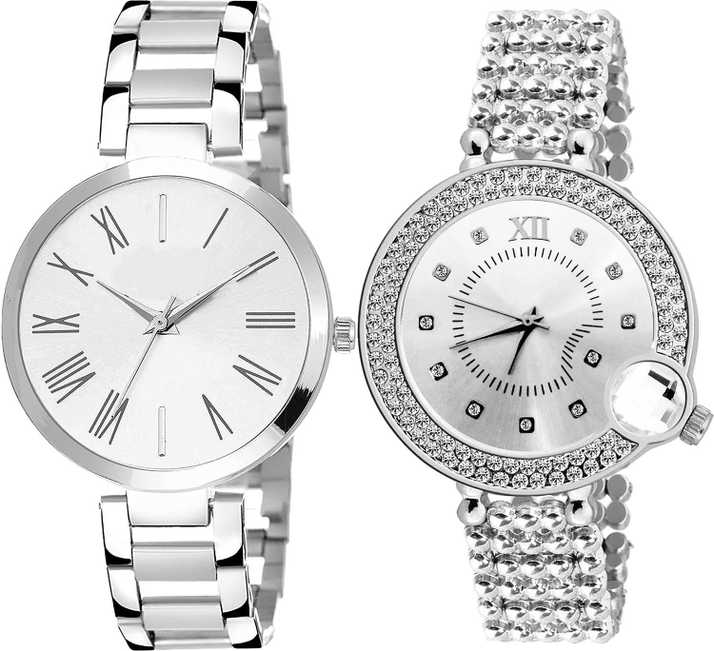 Nikola Contemporary Fancy Analogue Silver Color Girls And Women Watch G300 G358 Combo Of 2 Combo Watch Analog Watch For Girls Buy Nikola Contemporary Fancy Analogue Silver Color Girls