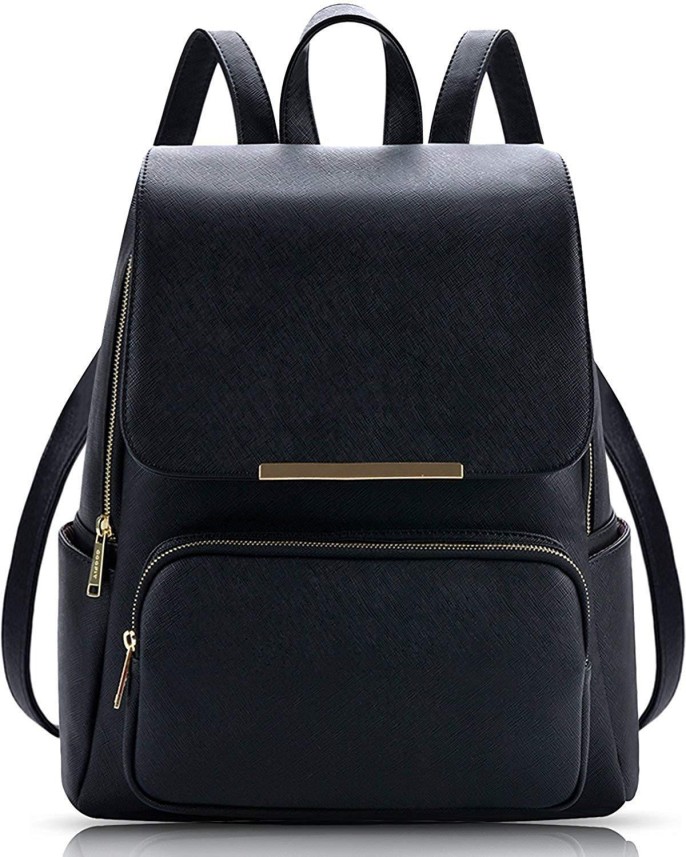 ladies black backpack