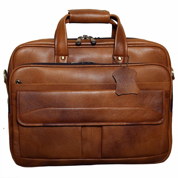 mens leather briefcase laptop bag