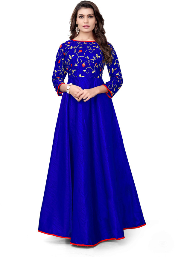 blue gown flipkart