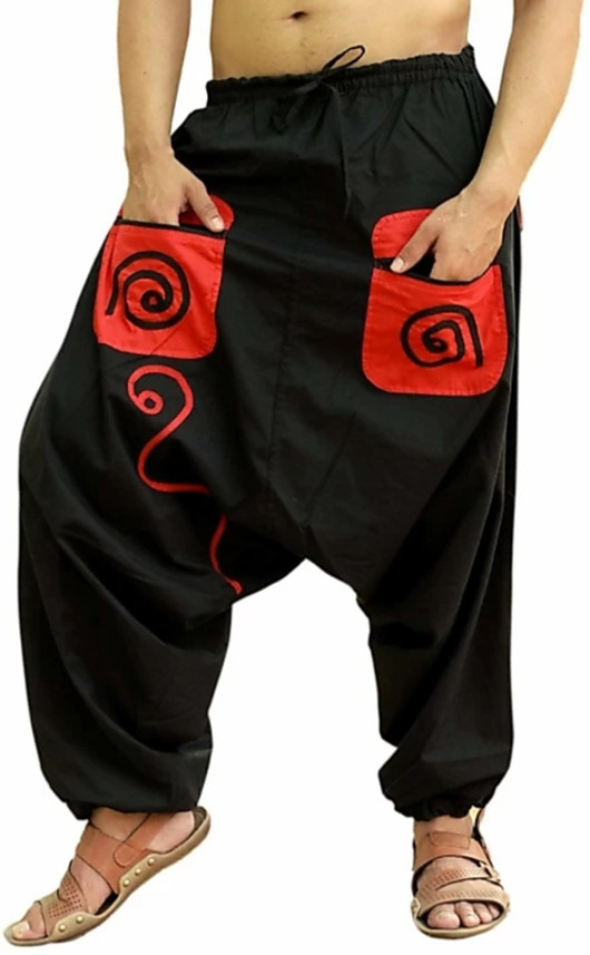 MS BOTTOM Printed Rayon Men Harem Pants 