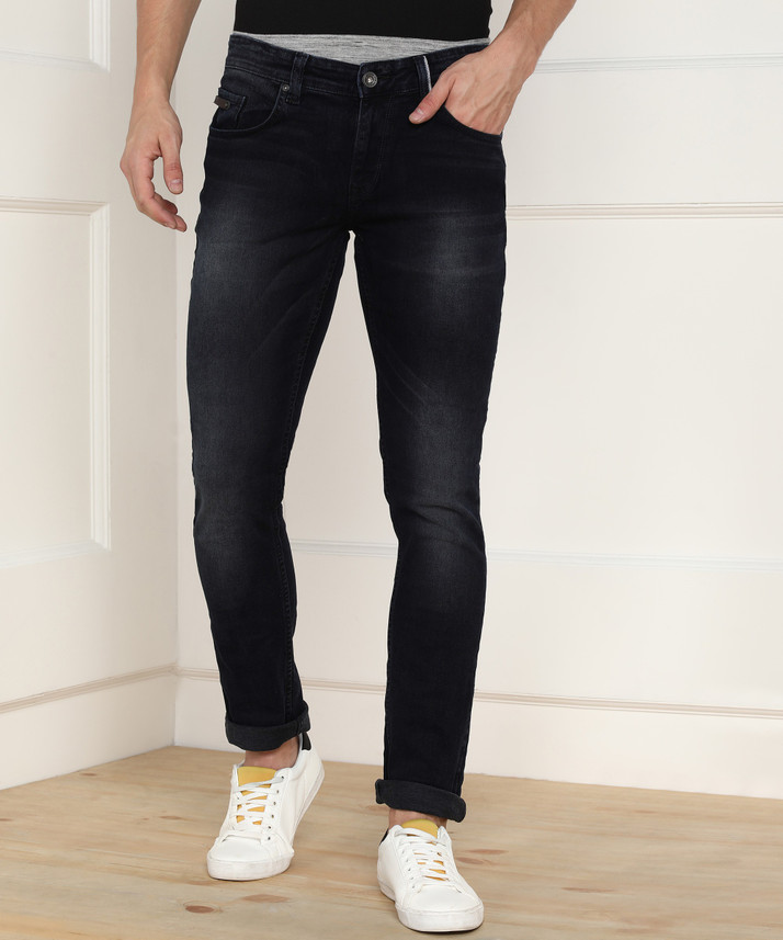 Spykar Skinny Men Dark Blue Jeans - Buy 
