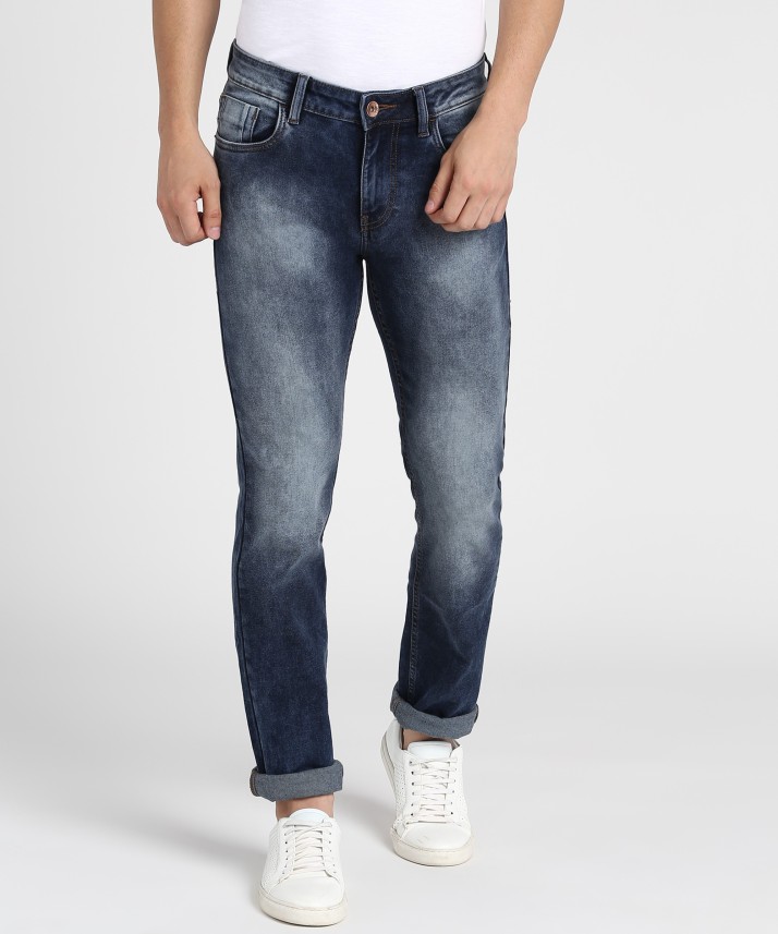 flying machine tapered fit men blue jeans