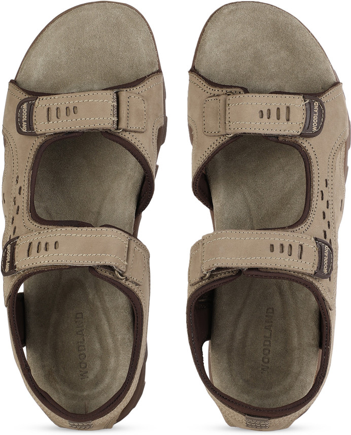 WOODLAND Men Khaki Sports Sandals - Buy 