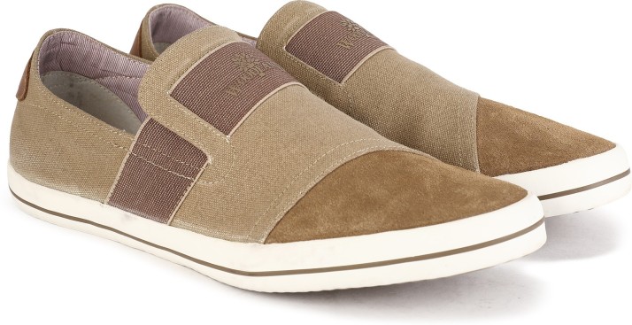 woodland slip on sneakers