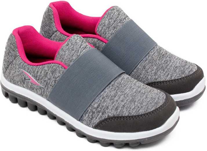 Asian Sketch 23 Grey Pink Walking Shoes Gym Shoes Canvas Shoes