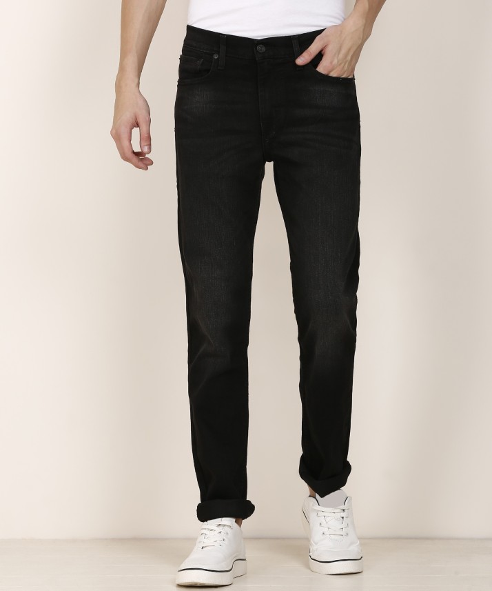 levi's slim men's black jeans