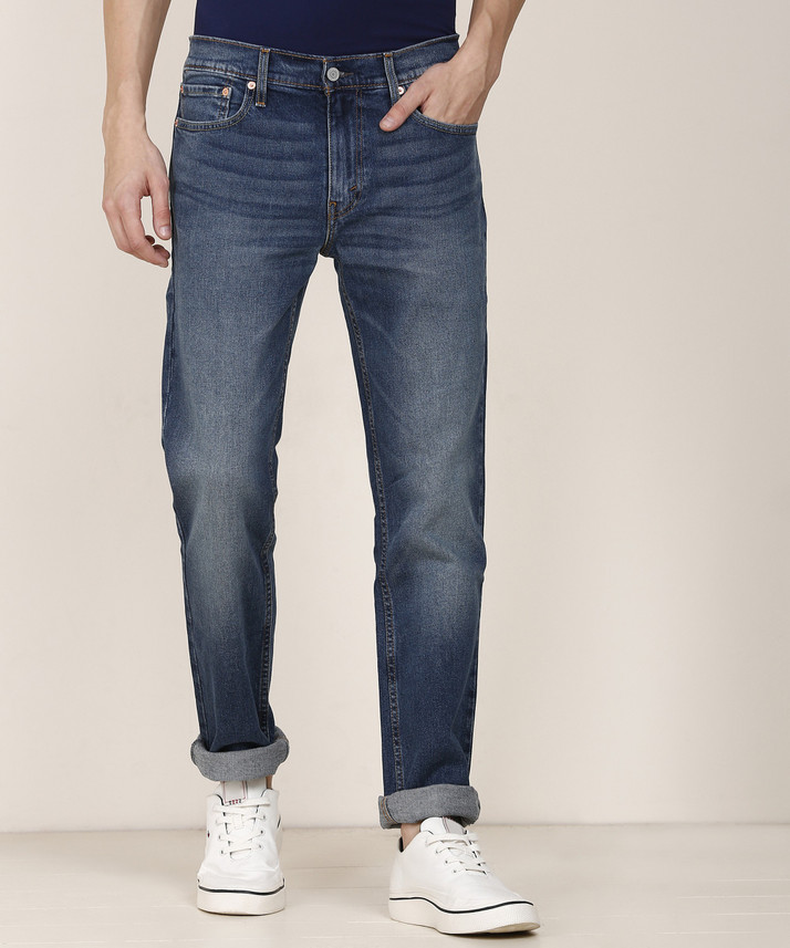 levi's slim men's blue jeans