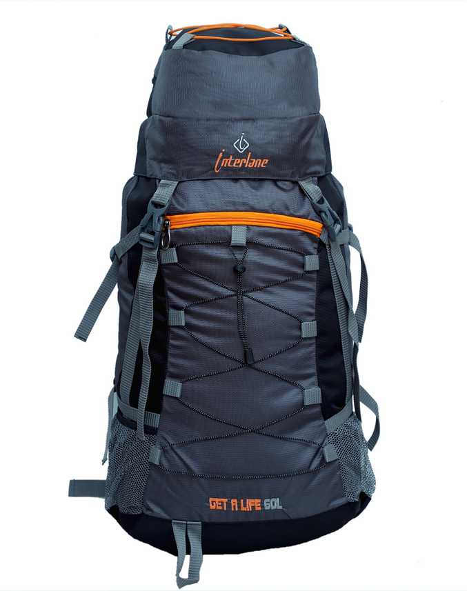 Interlane L Get A Life Rucksack 60 La A A A Grey Rucksack 60 L Grey Price In India Flipkart Com