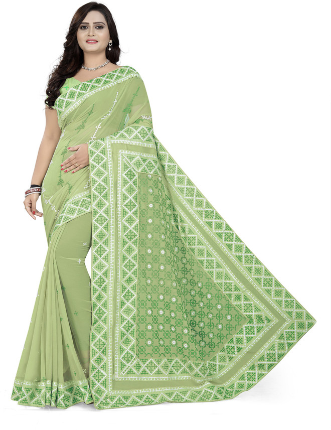 flipkart stone work saree