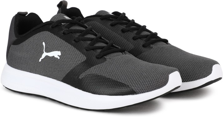 black and grey puma shoes