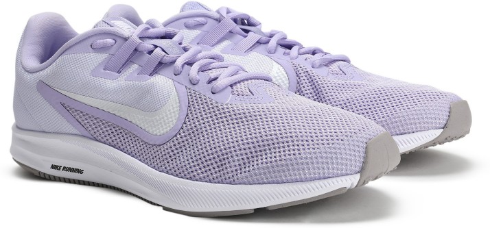 nike purple and white shoes