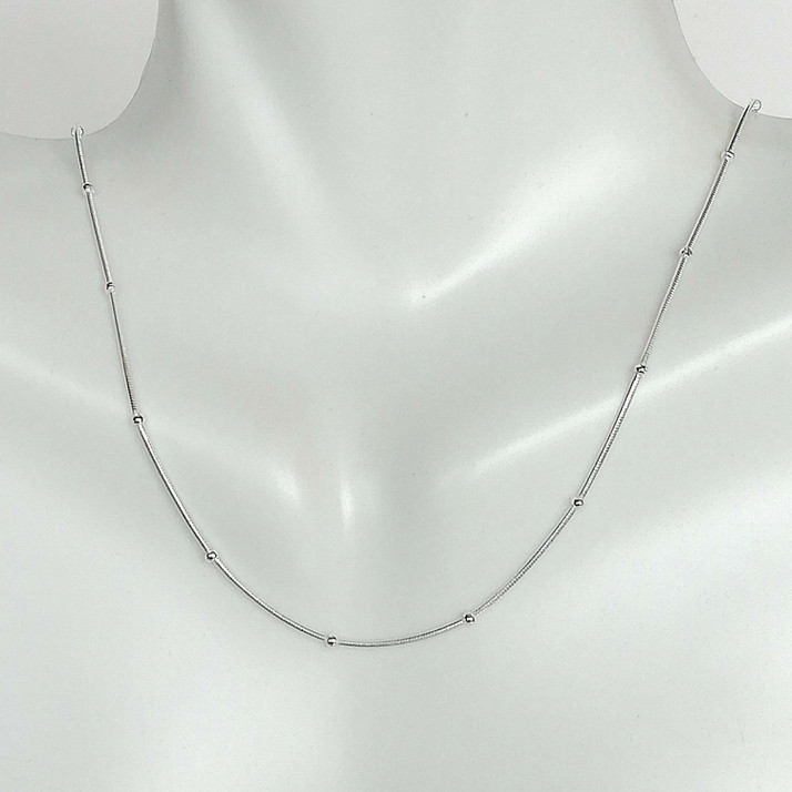 PINKSILVER 92.5 PURE SILVER SNAKE CHAIN 