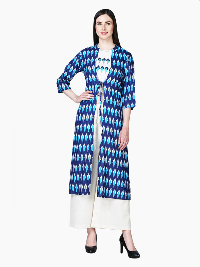 flipkart long jacket kurti