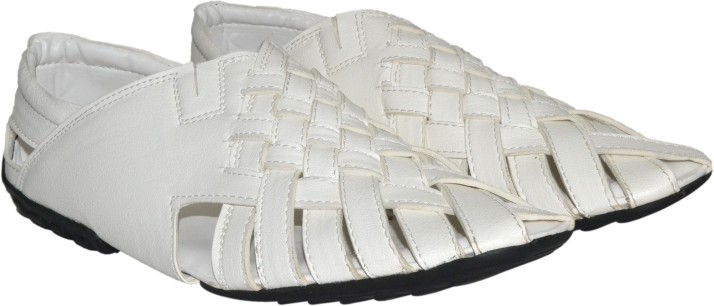 white sandals for men