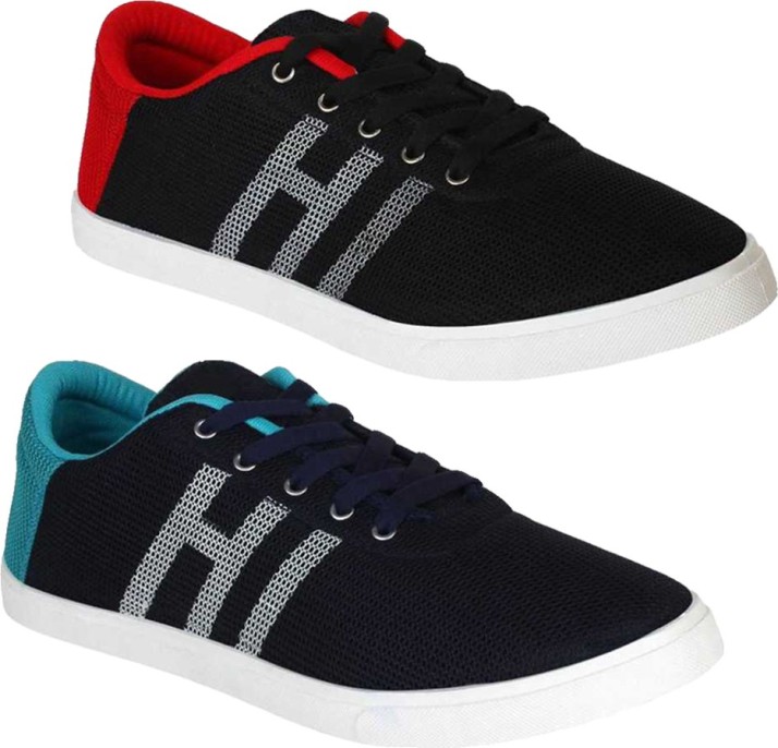 BRUTON Combo Pack of 2 Casual Sneakers 