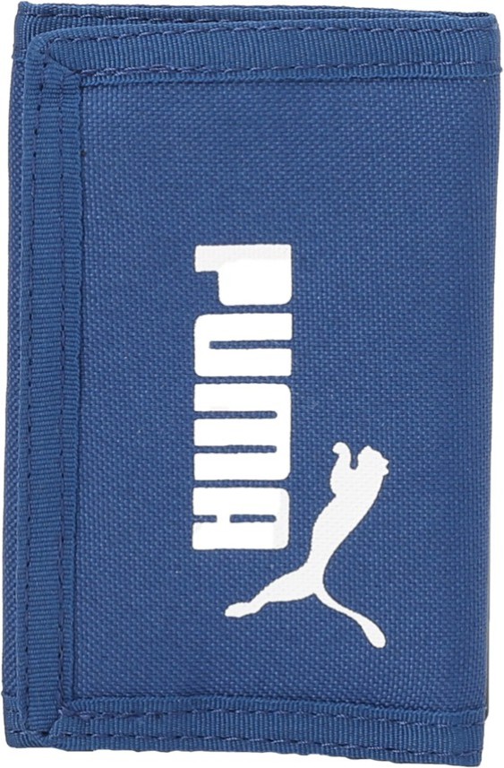 puma blue wallet