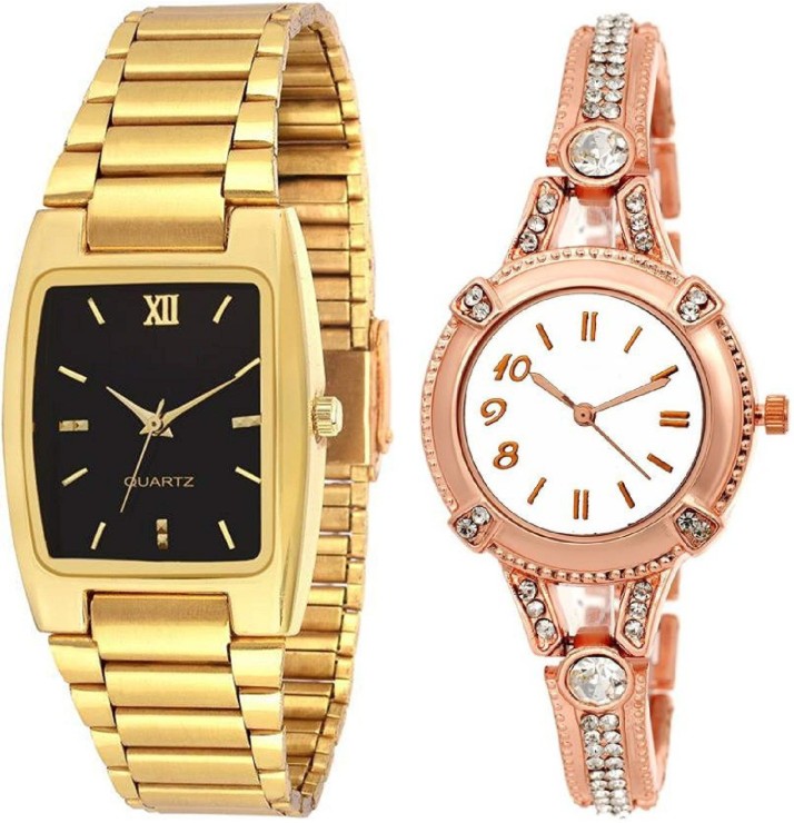 rose gold diamond watches for men