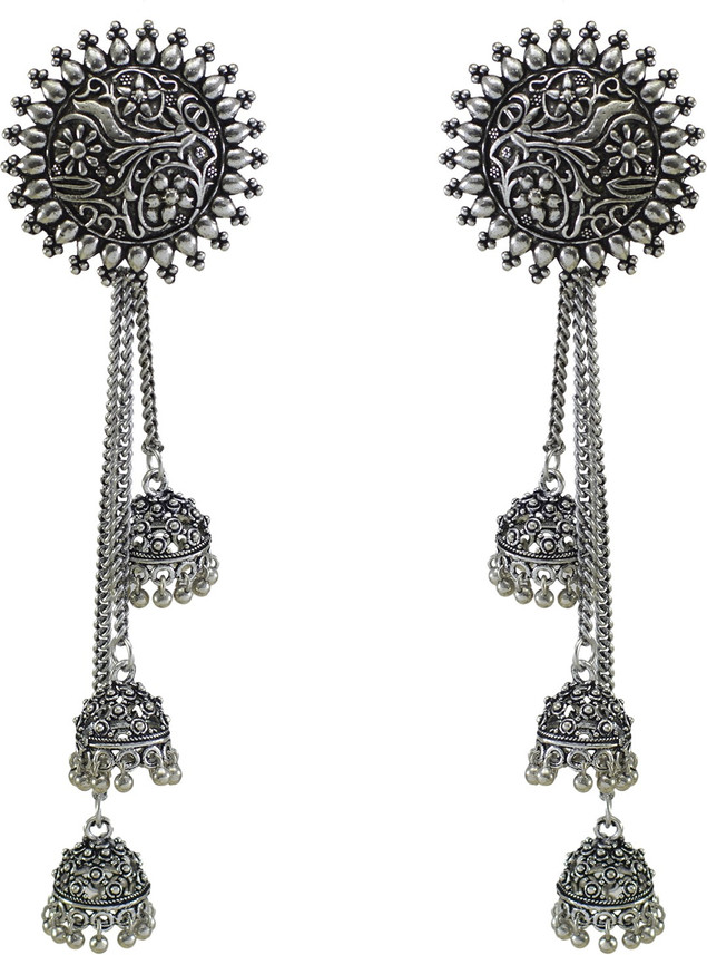 oxidised earrings flipkart