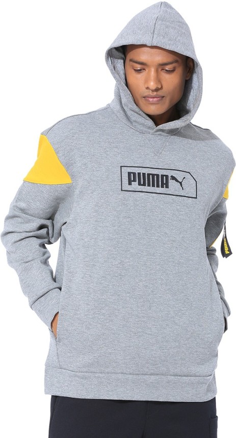 puma full sleeve printed men's sweatshirt