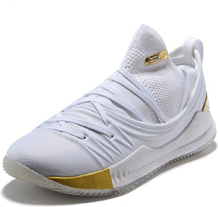 Lebron CURRY 5 WHITE Basketball Shoes 