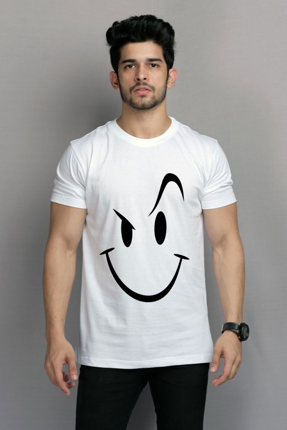 bewakoof smiley t shirt