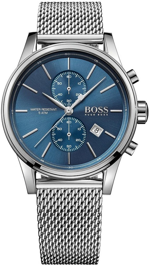 hugo boss blue dial men's watch