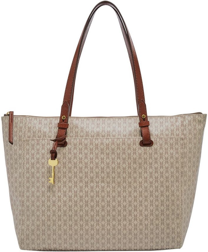 Buy FOSSIL Women Brown Tote Brown 
