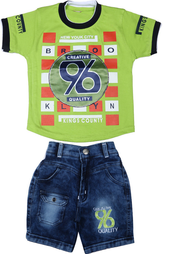ZADMUS Boys Party(Festive) T-shirt Pant 