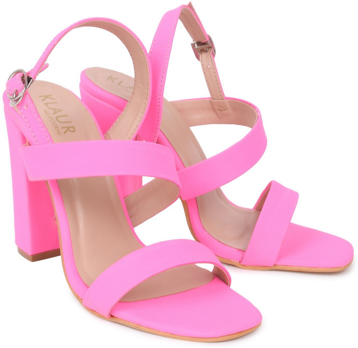 Klaur Melbourne Women Pink Heels - Buy 