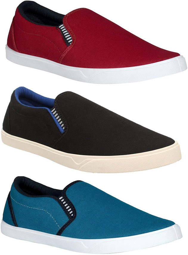 black casual shoes flipkart