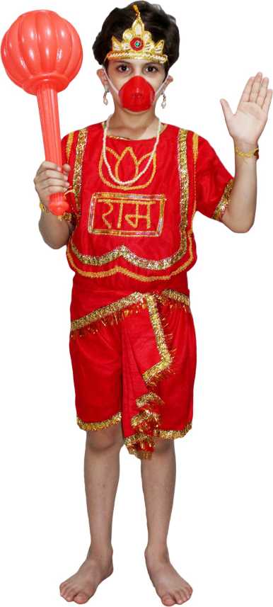 Kaku Fancy Dresses Hanuman Ji Costume Of Ramleela/Dussehra/Ram  Navami/Mythological Character -Red, 14-18 Years, For Boys Kids Costume Wear  Price in India - Buy Kaku Fancy Dresses Hanuman Ji Costume Of  Ramleela/Dussehra/Ram Navami/Mythological