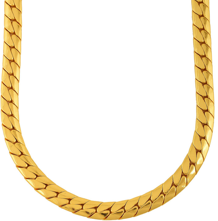 heavy Interlink Wedding chain necklace