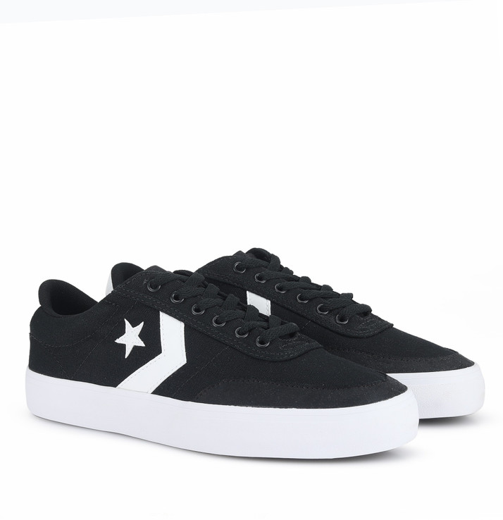 converse black sneakers flipkart