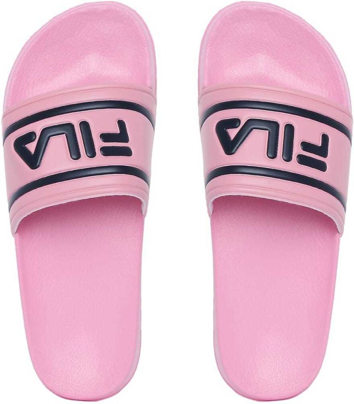 purple fila slides