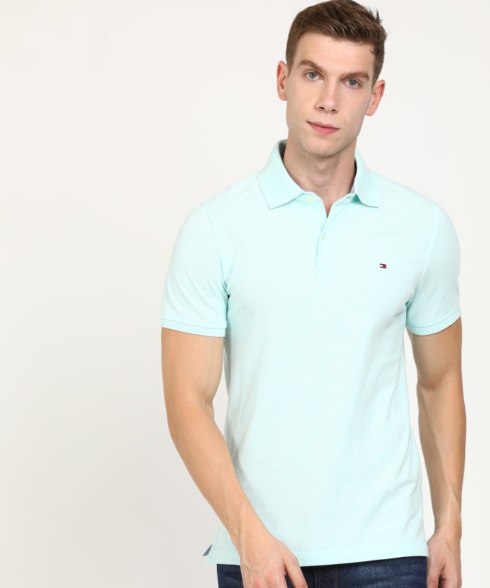 tommy hilfiger light blue t shirt