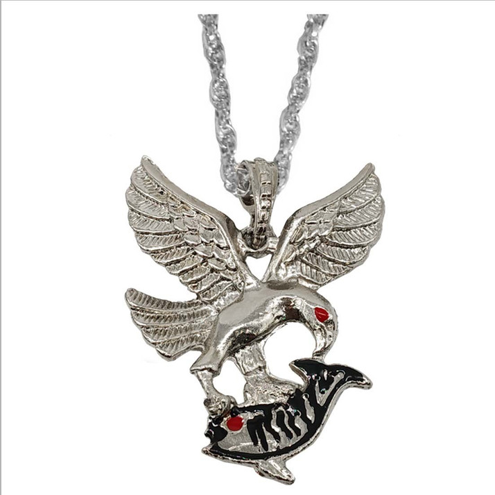 Men Style Eagle Fly Fish Locket With 