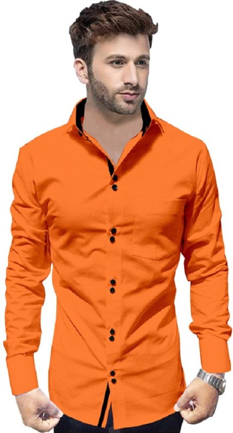 light orange shirt mens