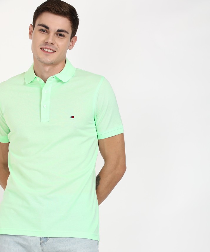 tommy hilfiger green polo