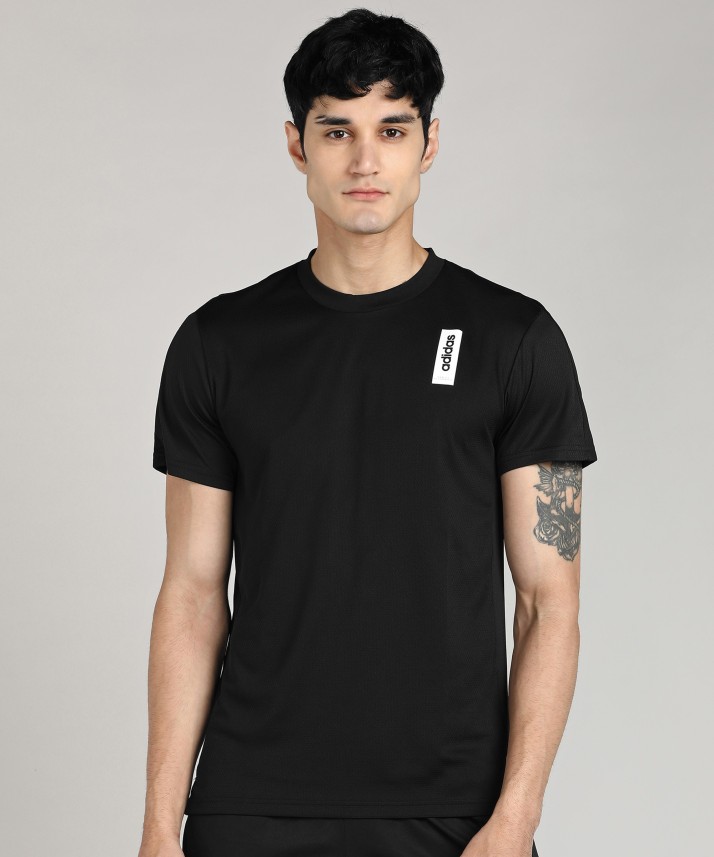 adidas black to black t shirt