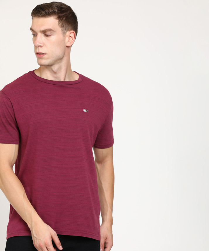 tommy hilfiger purple t shirt